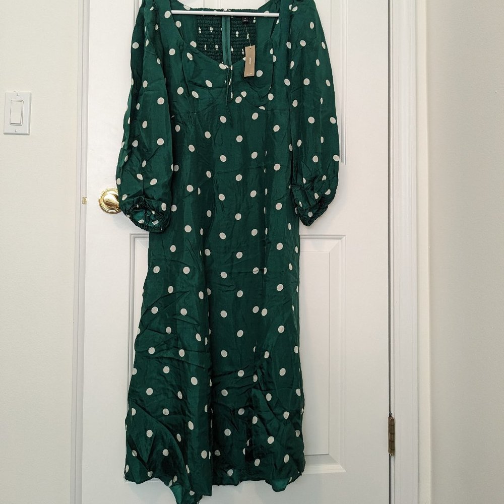 NWT J.Crew Satin Dress Size 6